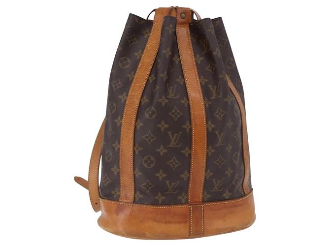 LOUIS VUITTON Bolsa de Ombro Monogram Randonnee PM M42243 LV Auth 193841 Monograma