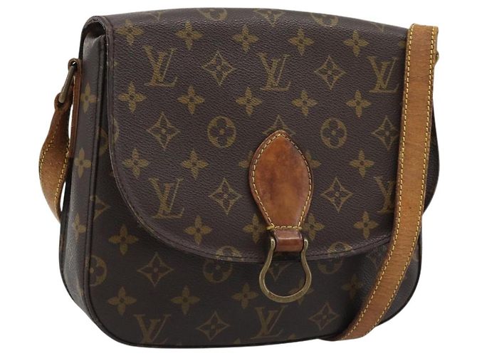 LOUIS VUITTON Bolsa de Ombro Monogram Saint Cloud GM M51242 LV Auth 192612 Monograma