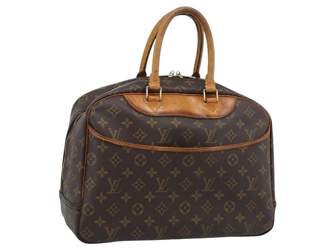 LOUIS VUITTON Bolsa Monogram Deauville M47270 LV Auth BA14081
