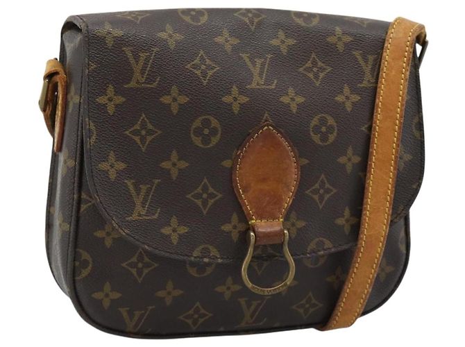 LOUIS VUITTON Bolsa de Ombro Monogram Saint Cloud GM M51242 LV Auth 194571 Monograma