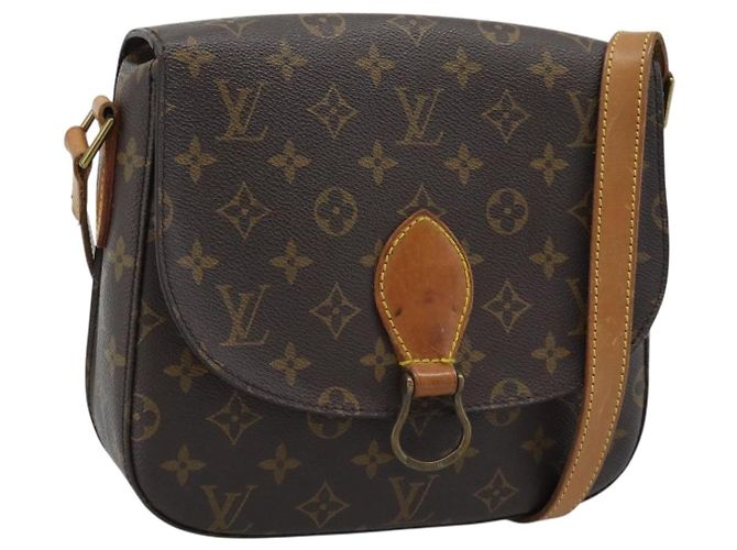 LOUIS VUITTON Bolsa de Ombro Monogram Saint Cloud GM M51242 LV Auth ep15430 Monograma