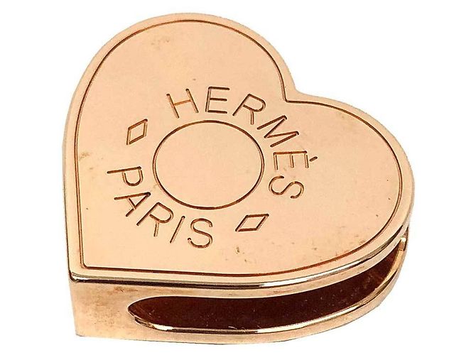 Hermès Hermes Cool Heart Twilly Ring Schal Golden 