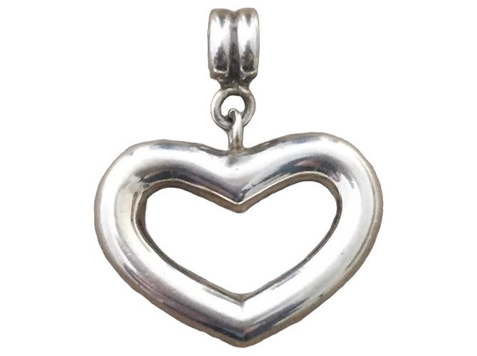 Autre Marque Agatha Paris Pendente a Cuore in Argento