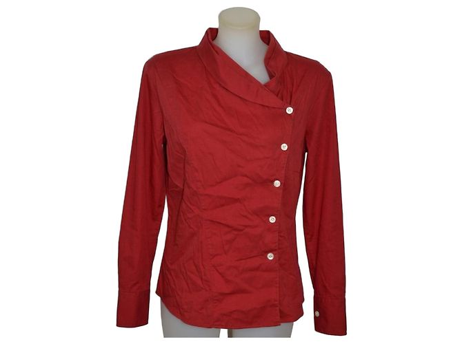 Camicetta in cotone rossa Laurèl Rosso