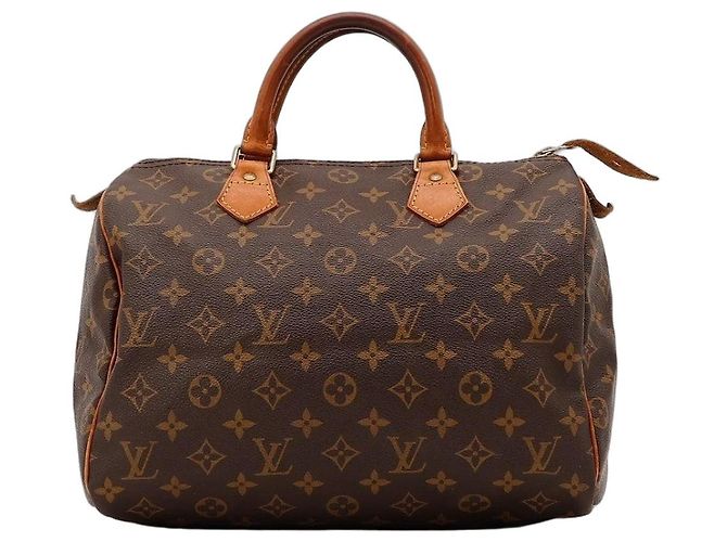 Sac à main Louis Vuitton Speedy 30 Monogram Canvas Marron Monogramme