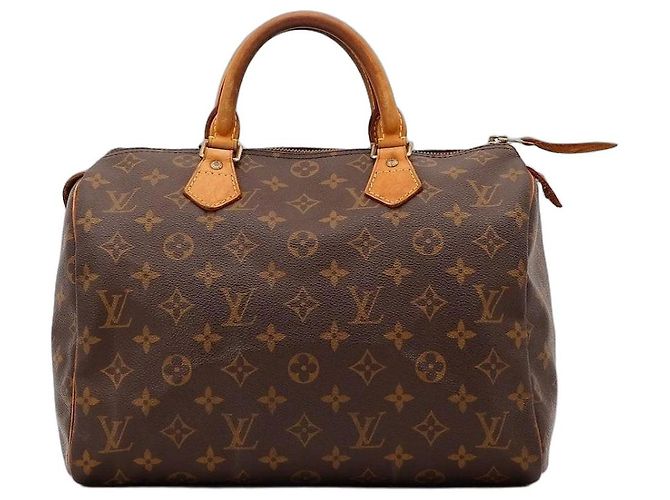 Borsa Louis Vuitton Speedy 30 Monogram Canvas Marrone Monogramma