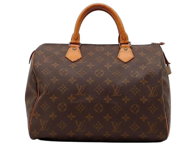 Borsa Louis Vuitton Speedy 30 Monogram Canvas Marrone