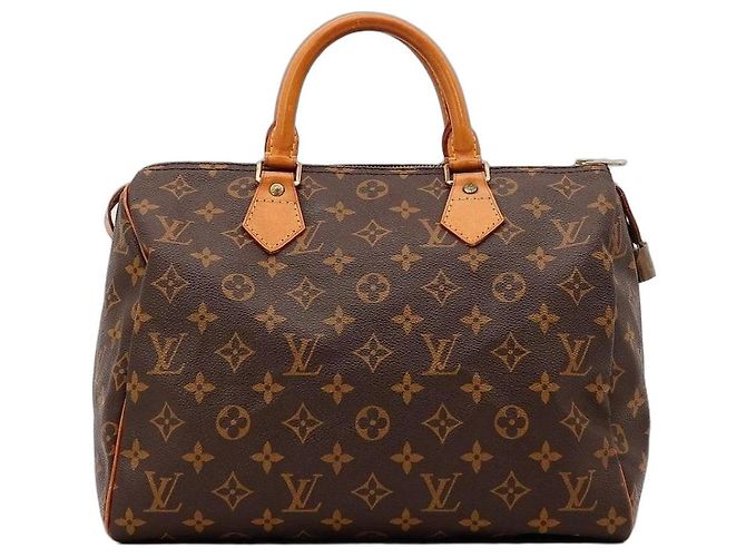 Sac à main Louis Vuitton Speedy 30 Monogram Canvas Marron Monogramme