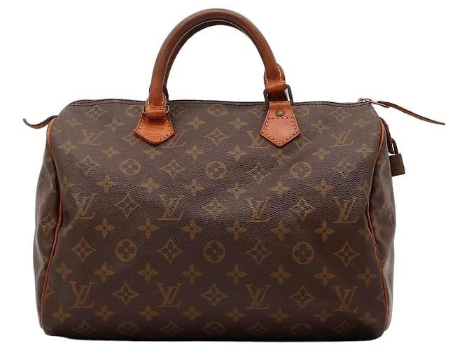 Bolsa Louis Vuitton Speedy 30 Monogram Canvas Marrom
