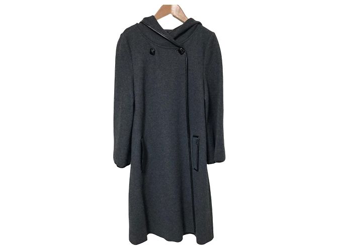 Autre Marque Abrigo de lana FOXEY Graceful Mantle Castaño
