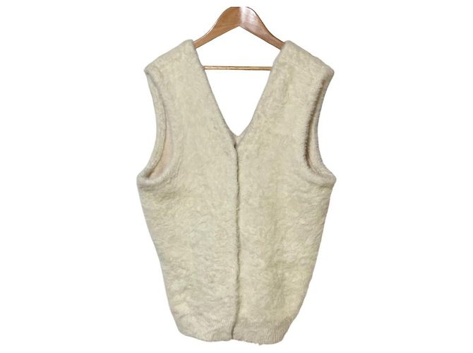 Autre Marque Chaleco Mystrada Feather Blanco