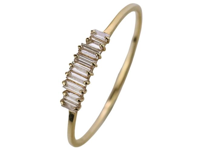 Autre Marque Laaina Au750 Diamantring Golden