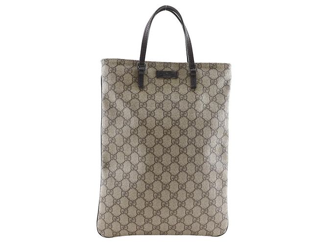 Borsa Tote Gucci GG Supreme Canvas Marrone