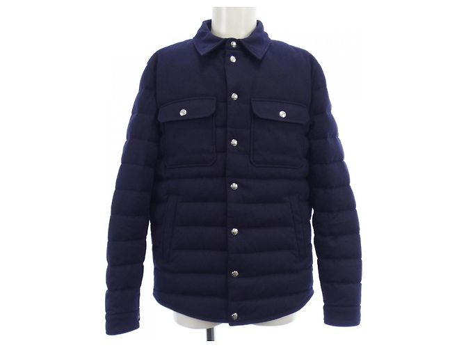 Moncler MIRMANDIX Cashmere Down Jacket Blue Navy blue