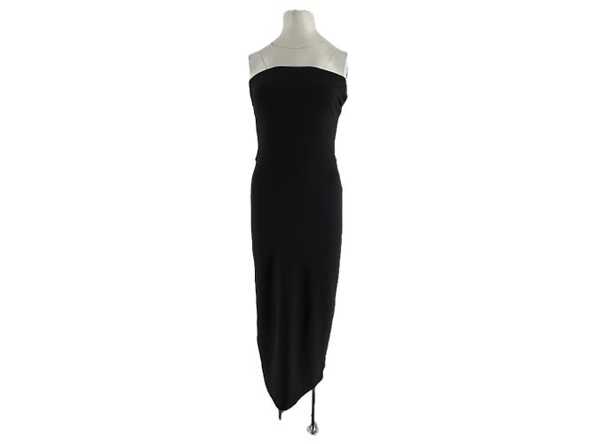 Staud Maxikleid schwarz