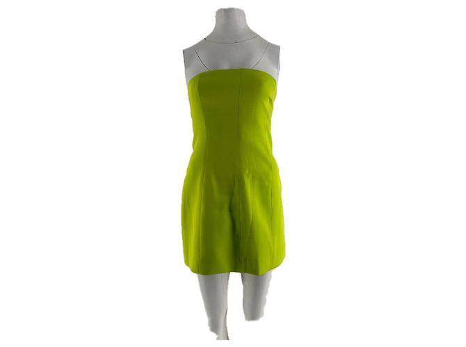 Autre Marque MESHKI Kleid aus grünem Crêpe