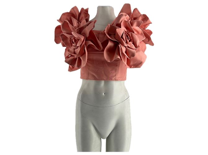 Maje Etta Top Pink Polyester