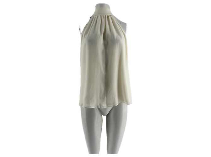 Autre Marque Top de seda LILYSILK beige