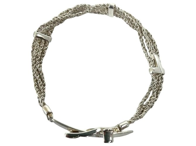 Tiffany & Co Bracciale con charm Tiffany Vintage T-Rope Argento