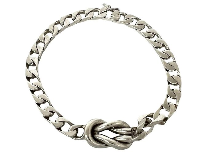 Tiffany & Co Bracciale Tiffany Vintage Center Knot Argento