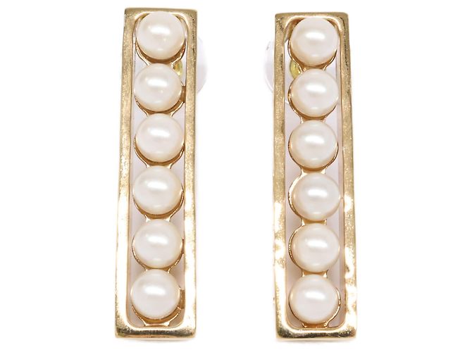 Orecchini a lobo placcati in oro Chanel D'oro