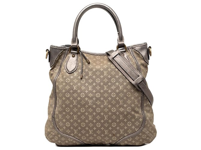 Louis Vuitton Angele Mini Lin Monogram Grau Braun
