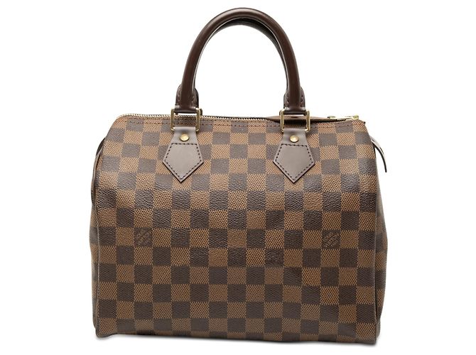 Louis Vuitton Marrom Damier Ebene Speedy 25
