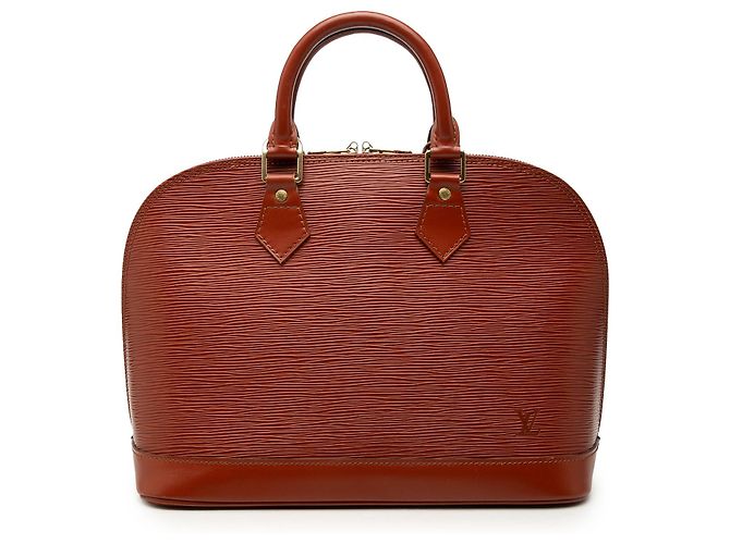 Louis Vuitton Alma PM em Epi marrom