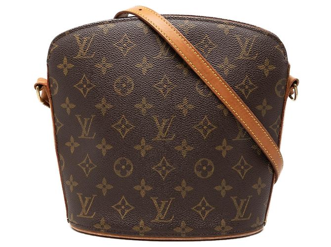 Louis Vuitton Marrón Monogram Drouot Castaño