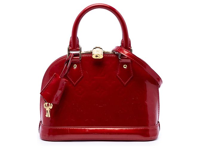 Louis Vuitton Alma BB Monogram Vernis Rojo Roja