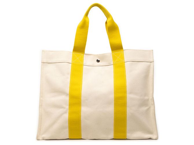 Tote Hermès Beige Toile Bora Bora GM