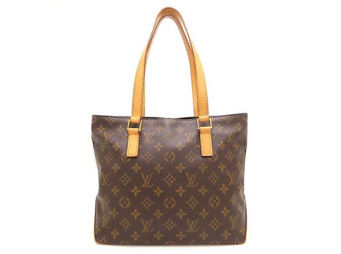 Louis Vuitton Marrón Monogram Cabas Piano Castaño