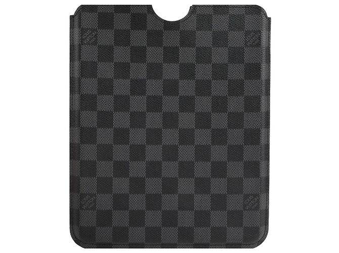 Louis Vuitton Bolsa iPad Damier Graphite Preto Cinza antracite