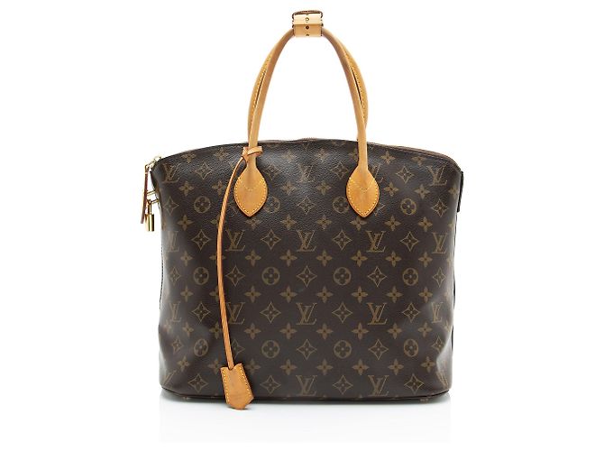 Bolsa Louis Vuitton Monogram Canvas Lockit MM Marrom