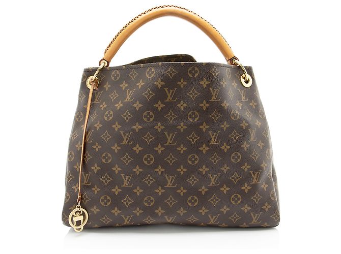 Sac à épaule Louis Vuitton Monogram Canvas Artsy MM Marron