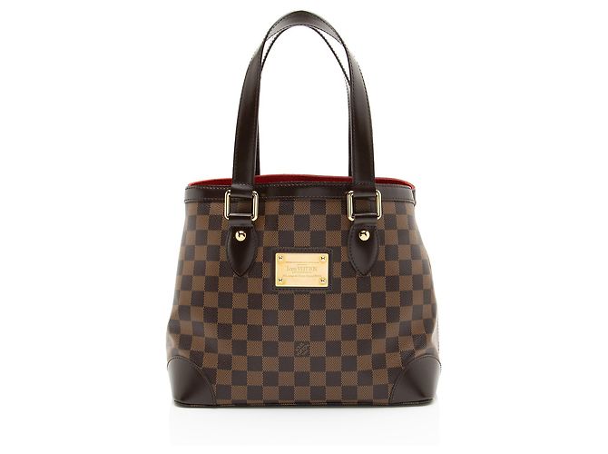 Tote Louis Vuitton Damier Ebene Hampstead PM Marrone