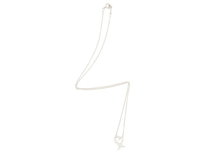 Collar Paloma Picasso de plata de ley con corazón Loving de Tiffany & Co. Metálico