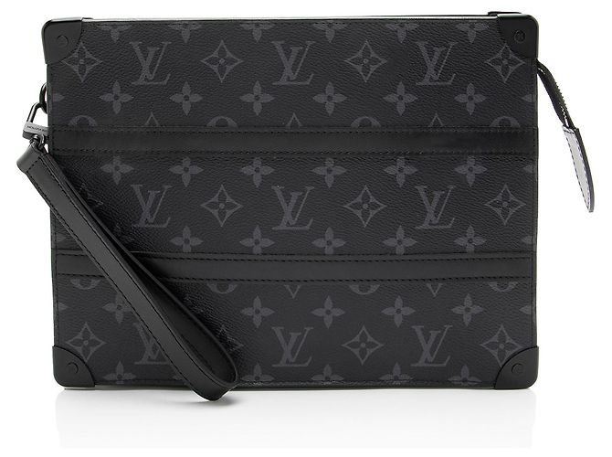 Louis Vuitton Monogram Eclipse Soft Trunk Pochette Noir