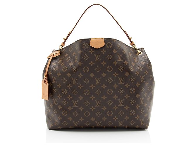 Louis Vuitton Monogram Canvas Graceful MM Hobo Marron