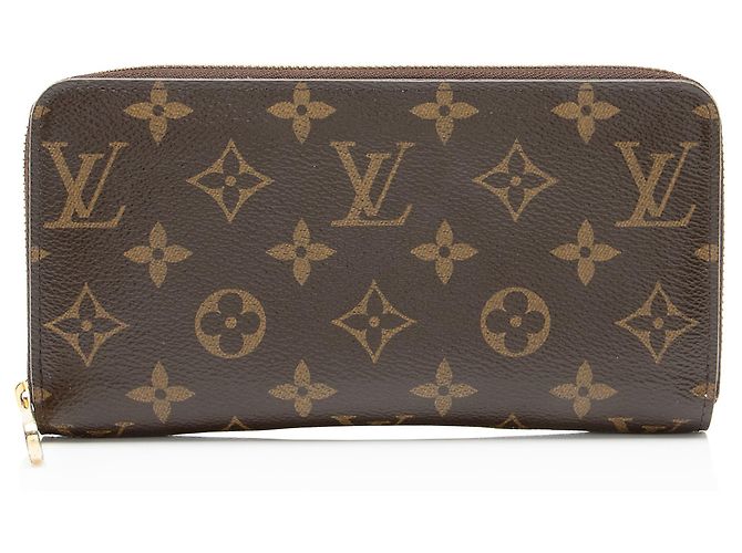 Louis Vuitton Monogram Canvas Zippy Wallet Brown