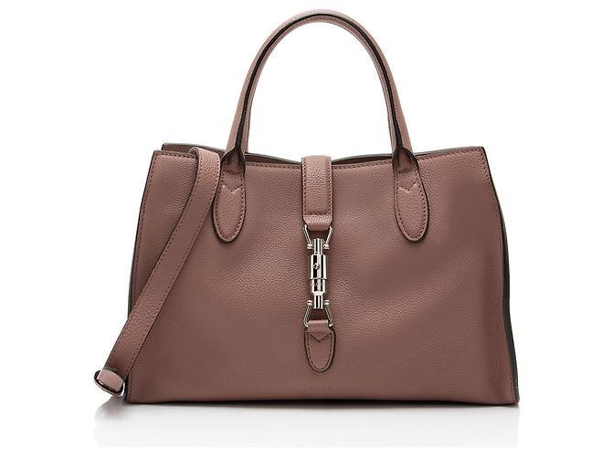 Bolsa Tote Jackie Small em couro granulado macio Gucci