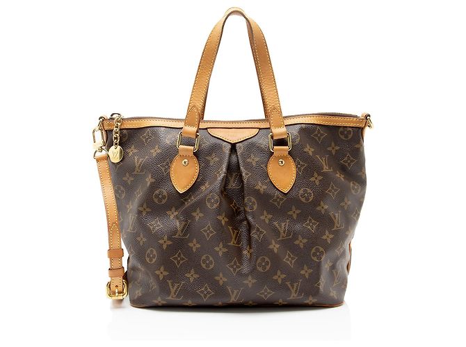 Tote Palermo PM em canvas Monogram Louis Vuitton Marrom