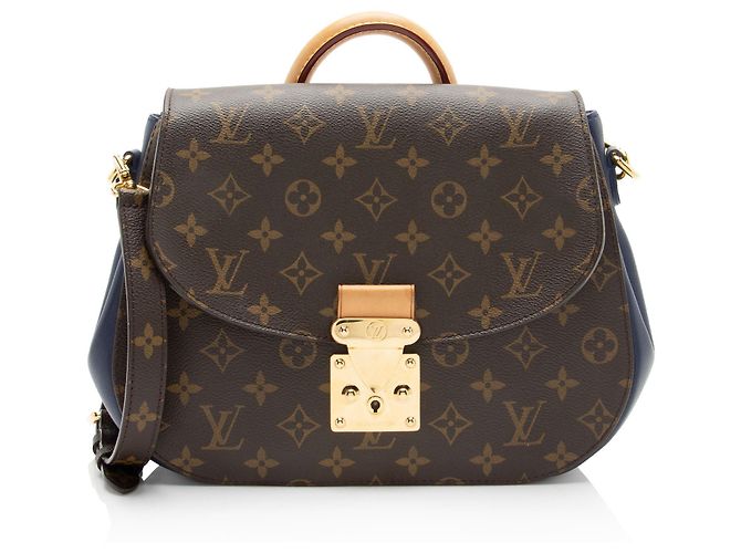 Bolsa de Ombro Louis Vuitton Monogram Canvas Eden MM Azul