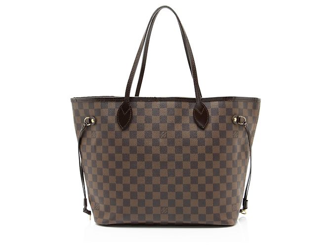Louis Vuitton Damier Ebene Neverfull MM Tote Marron
