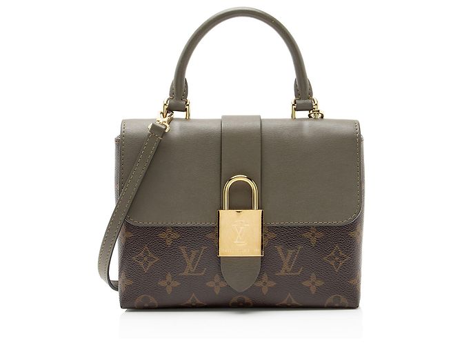 Louis Vuitton Monogram Canvas Locky BB Top Handle Marrone