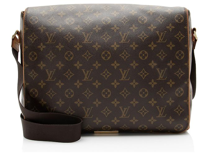 Louis Vuitton Vintage Monogram Canvas Abbesses Messenger Marron