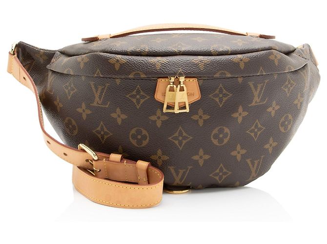 Bumbag em Canvas Monogram Louis Vuitton Marrom