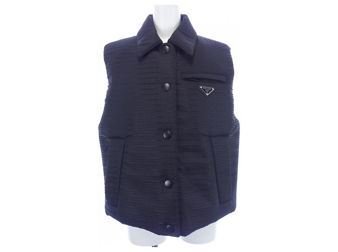 Prada RE-NYLON Weste Schwarz