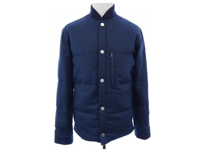 Hermès Hermes Cashmere Down Jacket Blue Navy blue