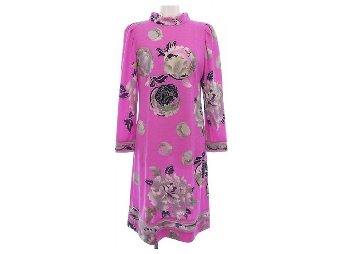 Autre Marque Leonard Modekleid Schwarz Pink Beige